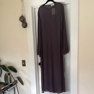 DISSH Sheer Long Sleeve Maxi Dress